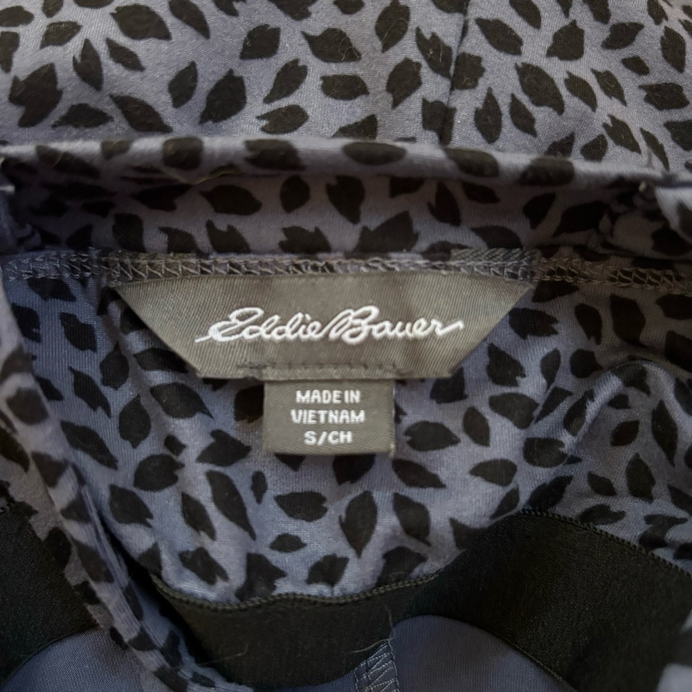Eddie Bauer Blue & Black Spotted Leopard Print Athletic Dress Small - Picture 8 of 9